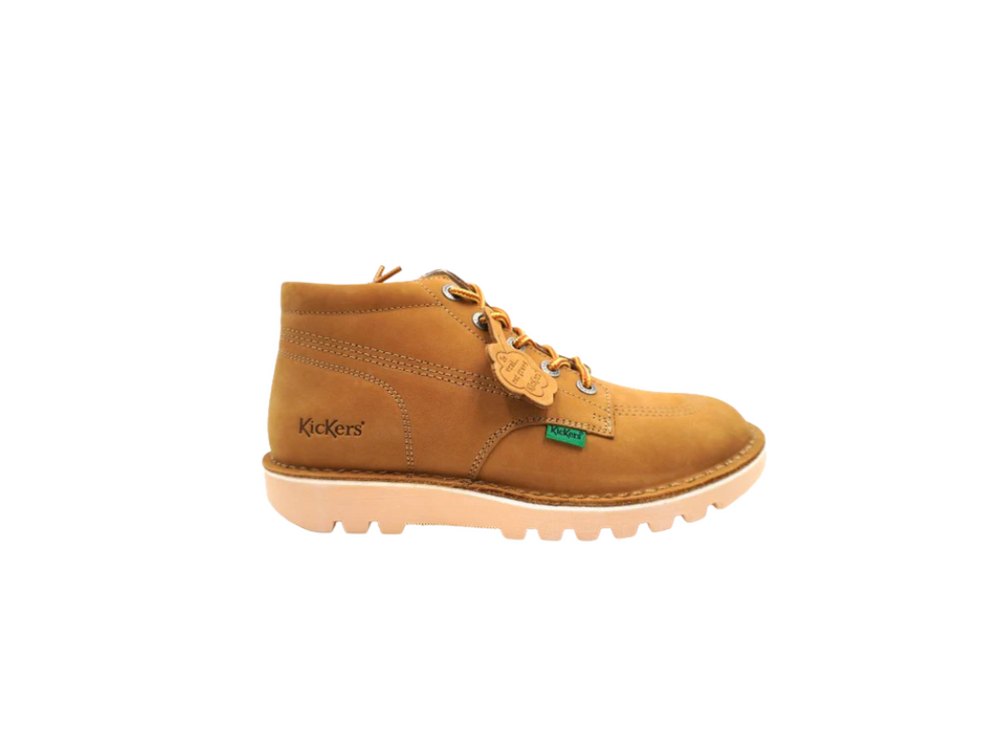 Kick Hi Camel Leather Men Boots