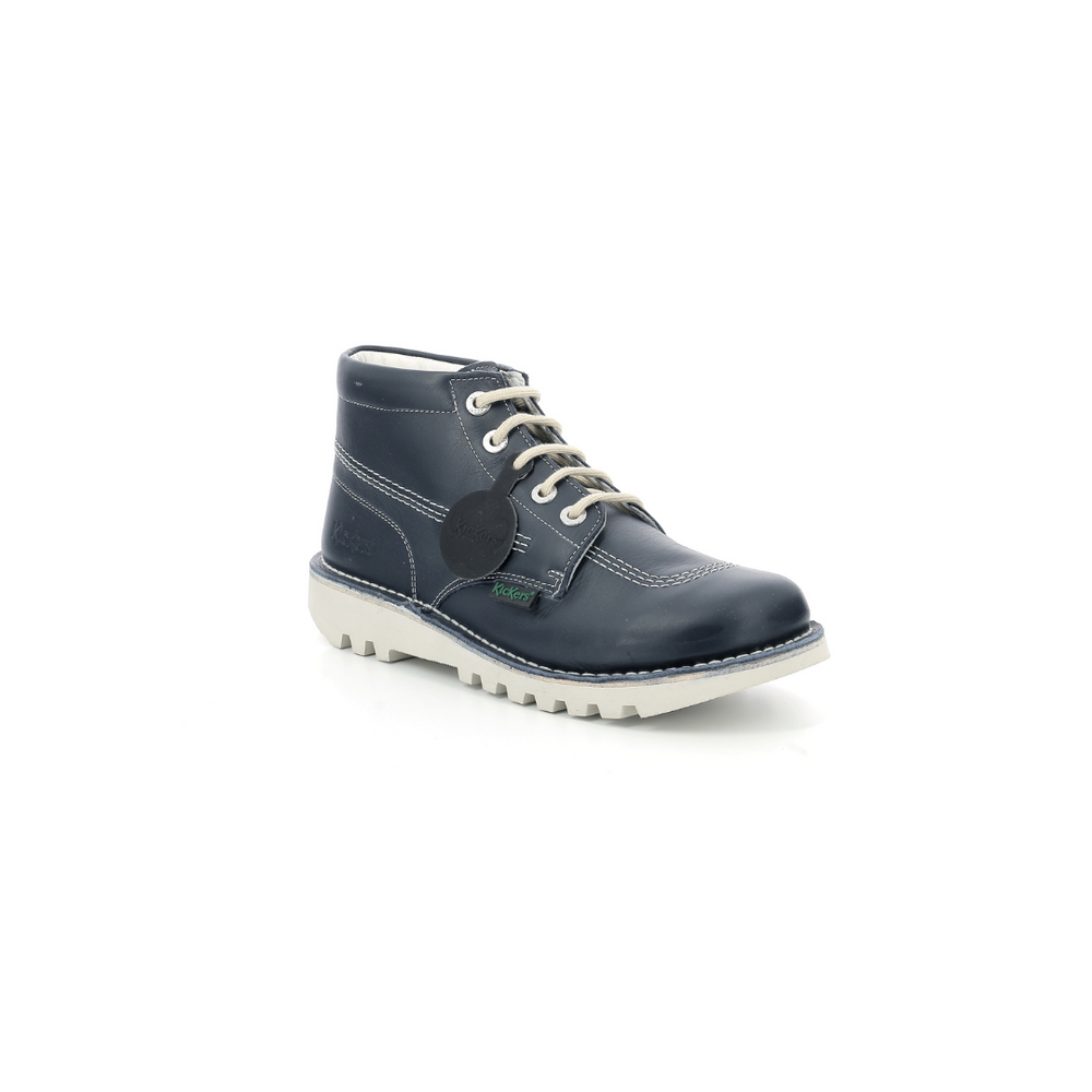 Kick Hi Blue Leather Men Boots