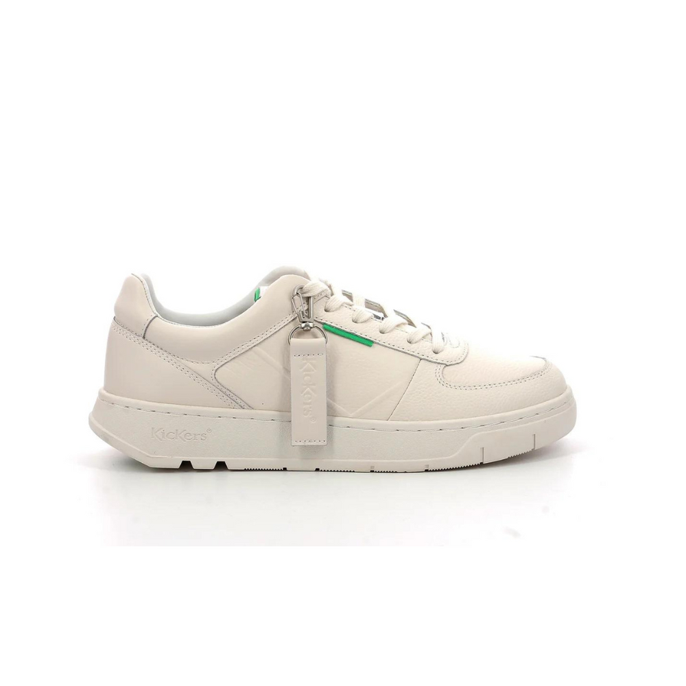 Kick Allow White Unisex Leather Sneakers