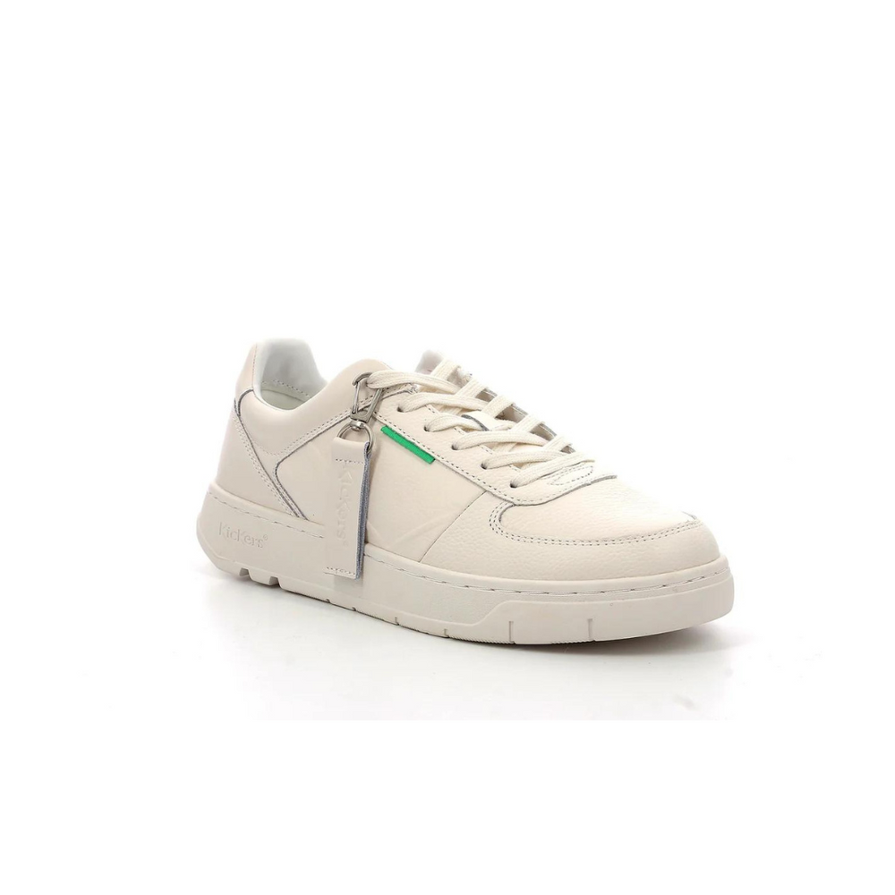 Kick Allow White Unisex Leather Sneakers