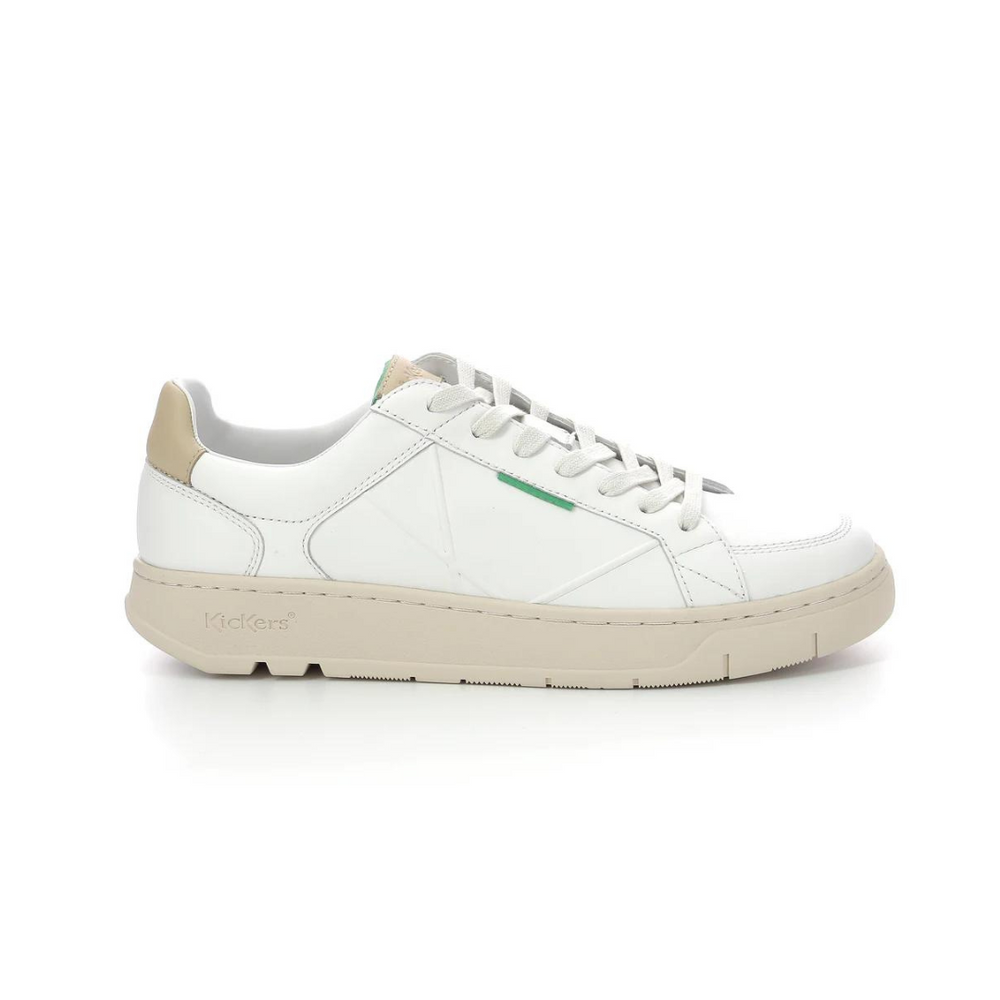 Kick Tally White Unisex Leather Sneaker