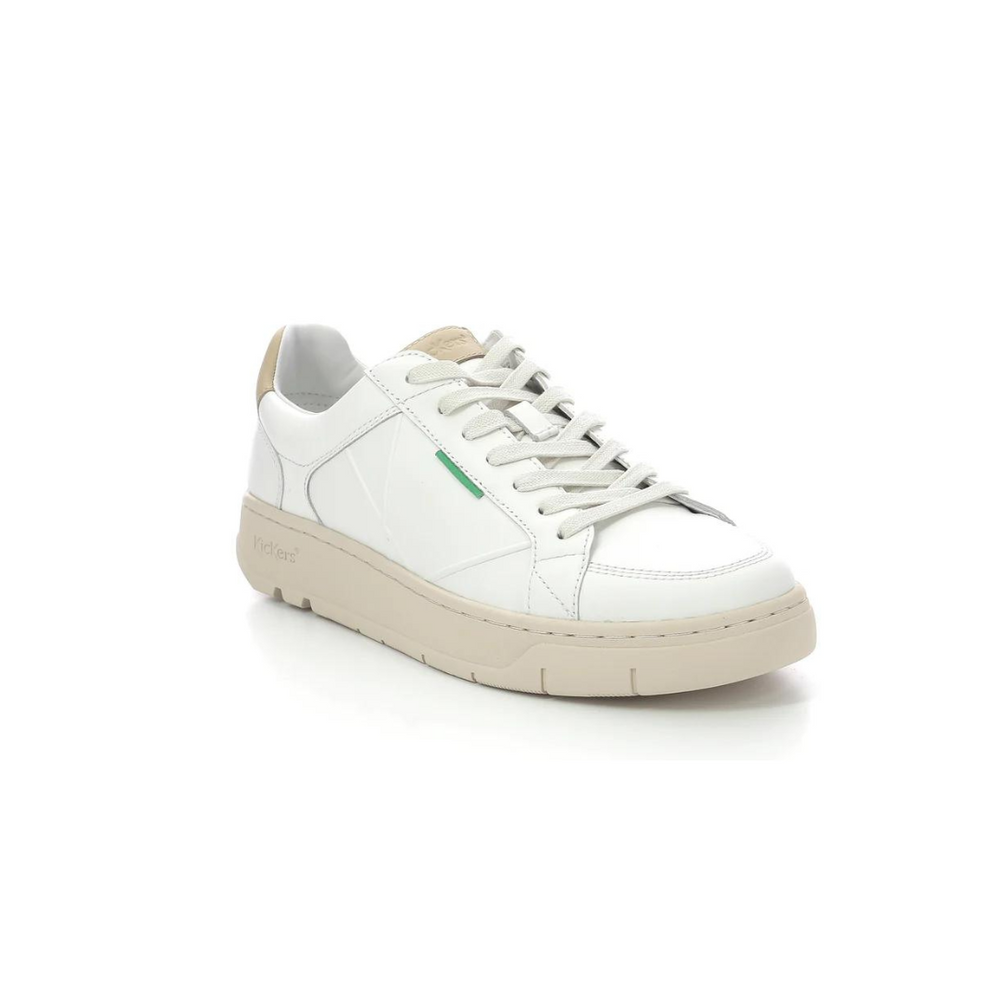 Kick Tally White Unisex Leather Sneaker